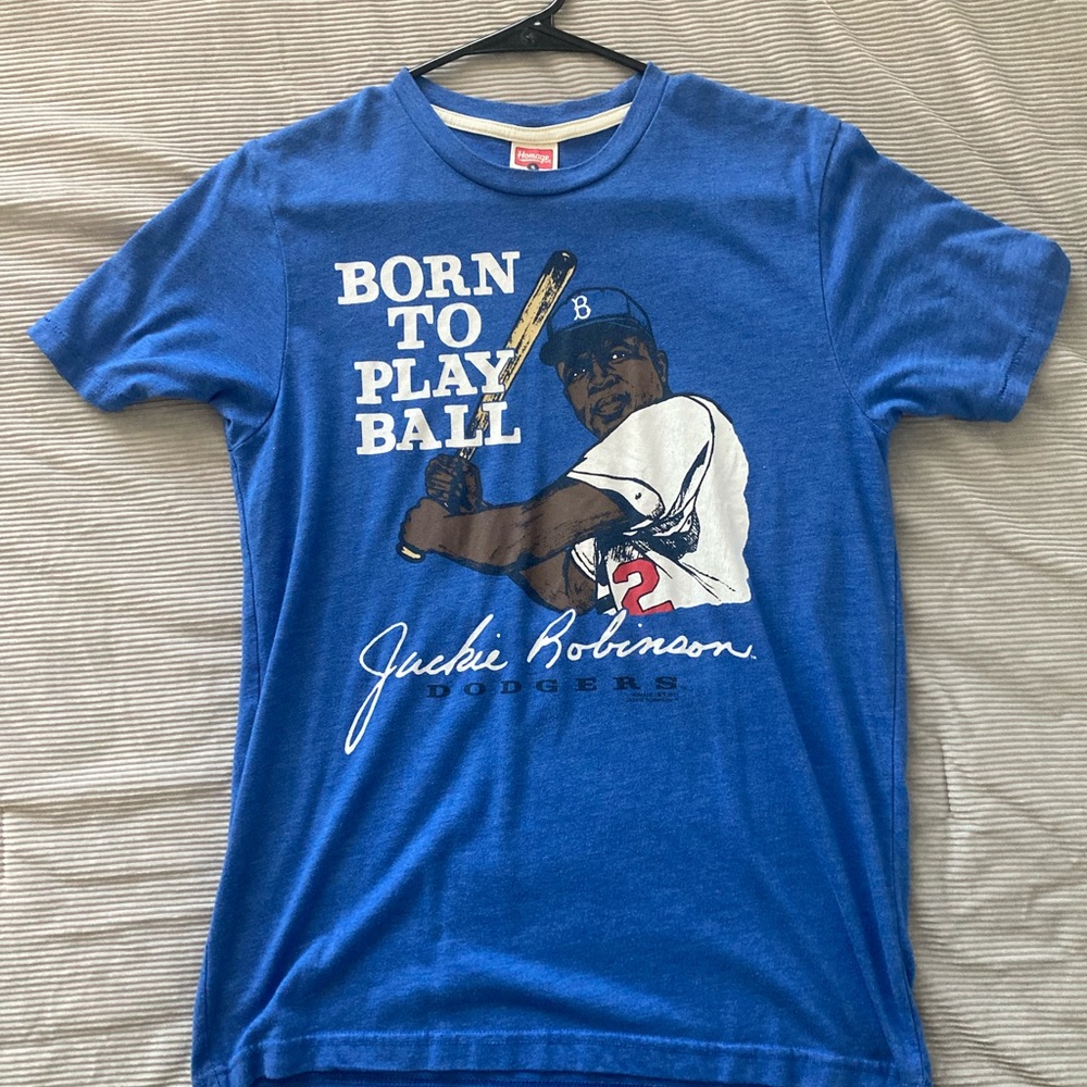 HOMAGE Blue Jackie Robinson Tee
